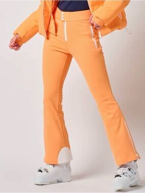 Ski & Snow Pants in Peach Orange - Women's Performance Snow Pant
